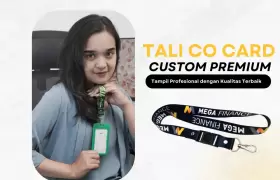 Jual Tali Co Card Custom, Premium dan Berkualitas