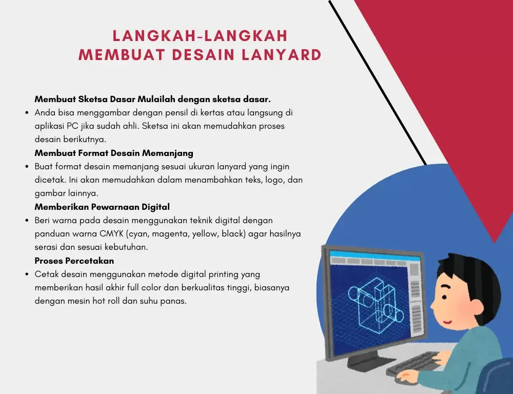 Langkah Langkah Membuat Desain Lanyard