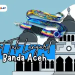 Lanyard Banda Aceh, Percetakan Sublimasi Tali ID Card 2 Sisi