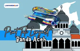 Lanyard Banda Aceh, Percetakan Sublimasi Tali ID Card 2 Sisi