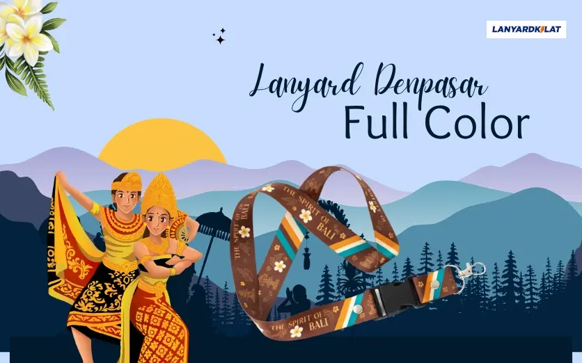 Lanyard Denpasar, Cetak Tali ID Card Custom Full Color