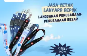 Vendor Cetak Lanyard Depok Langganan Perusahaan Besar