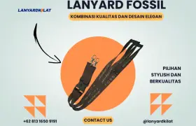 Lanyard Fossil dan Merk Terkenal Lainnya