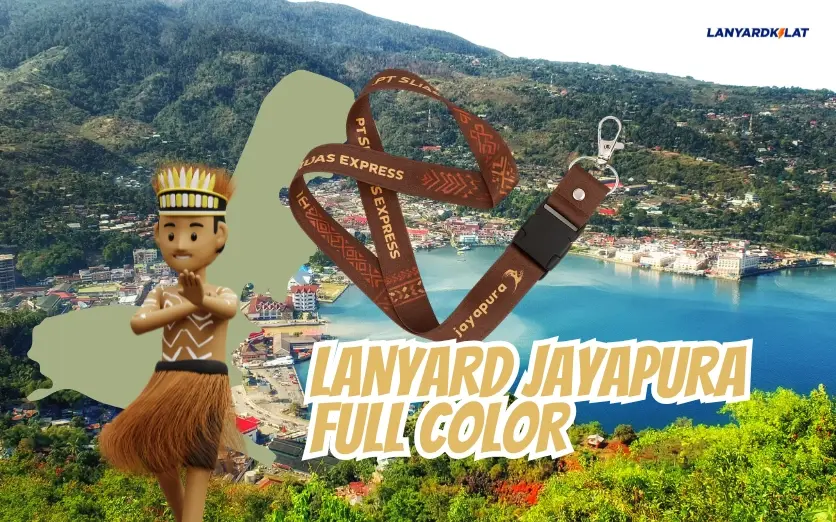 Lanyard Jayapura, Percetakan Tali ID Card Full Color untuk Acara Skala Besar
