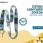 Lanyard Jogja, Percetakan Tali ID Card Full Color Bahan Polyester Tissue