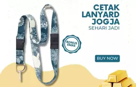 Cetak Lanyard Jogja Sehari Jadi Bonus Emas