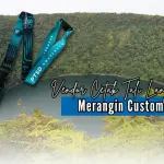 Lanyard Merangin – Cetak Tali ID Card Polyester Tissue Premium