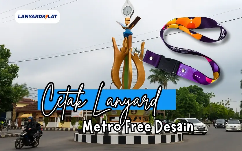 Lanyard Metro, Percetakan No. 1 Print Sublimasi Full Color