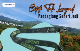 Lanyard Pandeglang, Tali ID Card Custom Bahan Premium
