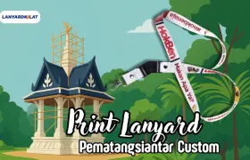 Lanyard Pematangsiantar, Cetak Full Color 2 Sisi Sublimasi Sehari Jadi