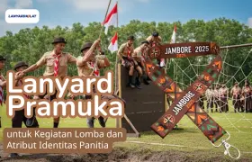 Lanyard Pramuka untuk Kegiatan Lomba dan Atribut Identitas Panitia