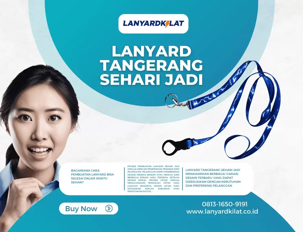 Lanyard Tangerang 1 Hari jadi di Lanyardkilat