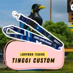 Lanyard Tebing Tinggi – Cetak Full Color, Desain Keren, Siap Kirim Cepat