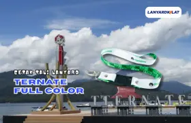 Lanyard Ternate, Cetak Full Color Bonus Free Desain