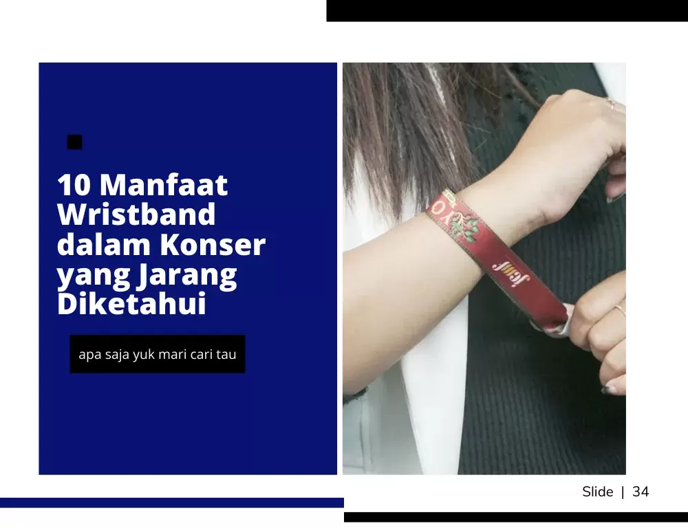 10 Manfaat Wristband dalam Konser yang Jarang Diketahui