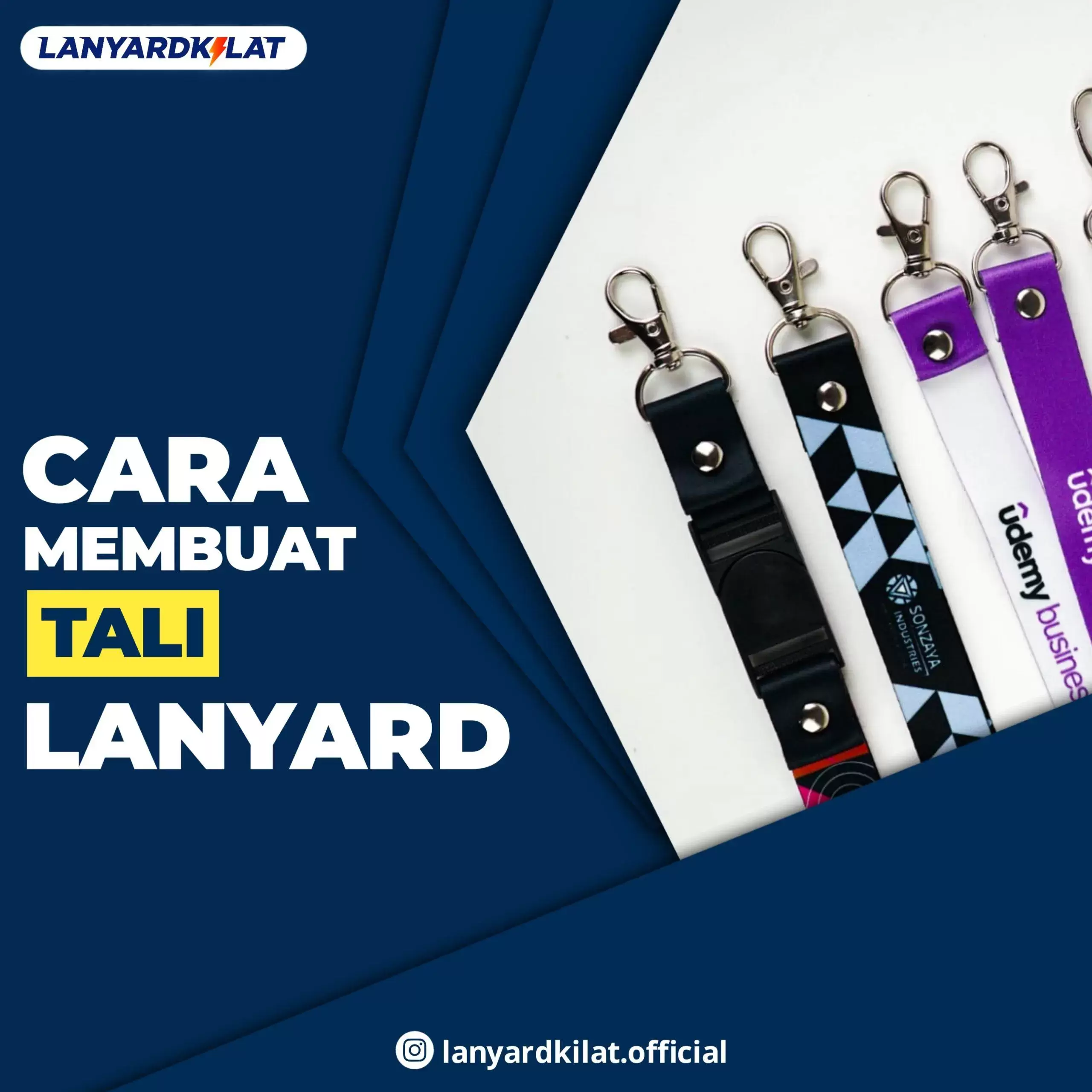 Cara Membuat Tali ID Card Sendiri