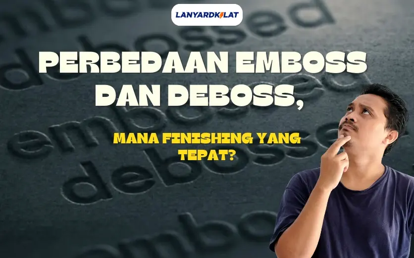 Perbedaan Emboss dan Deboss, Mana Finishing yang Tepat?