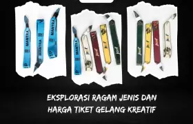 Ragam Jenis dan Harga Cetak Tiket Gelang yang Kreatif