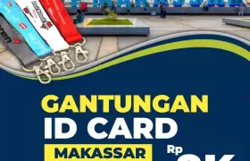 Cetak Tali ID Card Makassar Cepat Berkualitas