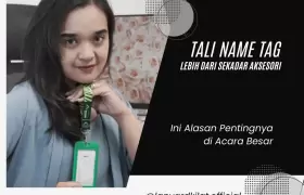 Kenapa Tali Name Tag Penting di Acara-acara Besar