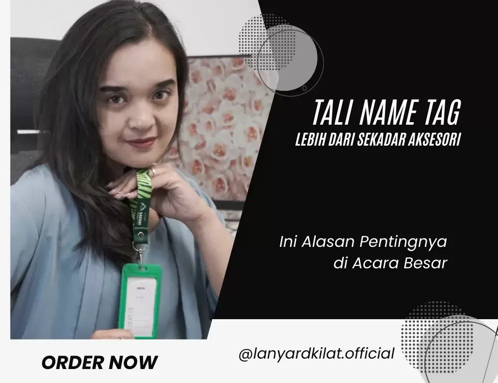 Kenapa Tali Name Tag Penting di Acara-acara Besar