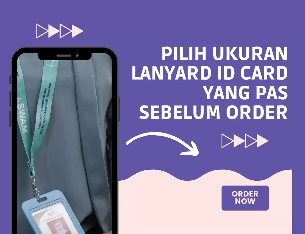 Tentukan Ukuran Lanyard ID Card Sebelum Memesan