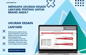 Berapa Ukuran Desain Lanyard Standar? Inilah Ukurannya