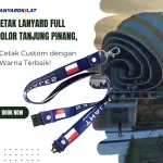 Vendor Cetak Custom Lanyard di Tanjung Pinang Full Color