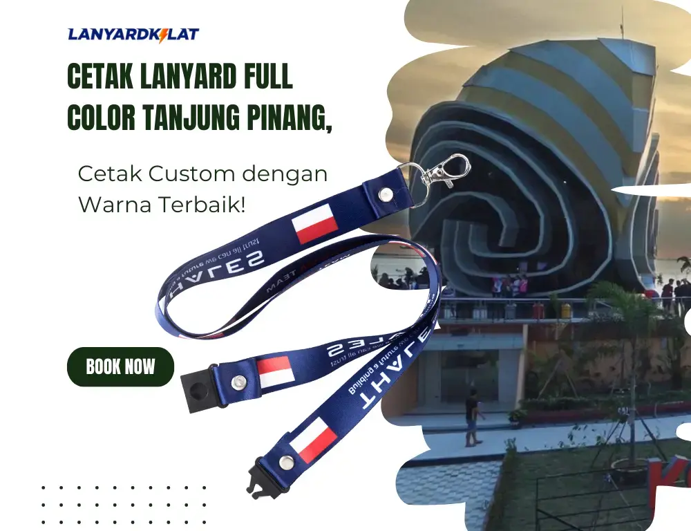 Vendor Cetak Custom Lanyard di Tanjung Pinang Full Color