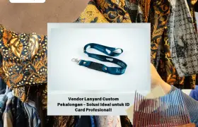 Vendor Cetak Kalung Lanyard ID Card Custom di Pekalongan