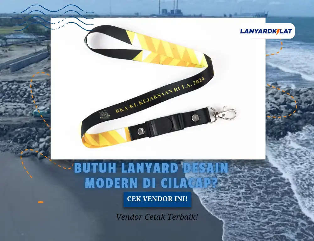 Vendor Cetak Kalung Lanyard Terdekat di Cilacap Desain Modern