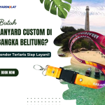 Vendor Cetak Lanyard Custom di Bangka Belitung Terlaris