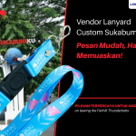 Vendor Cetak Tali Lanyard Custom di Sukabumi Terpercaya