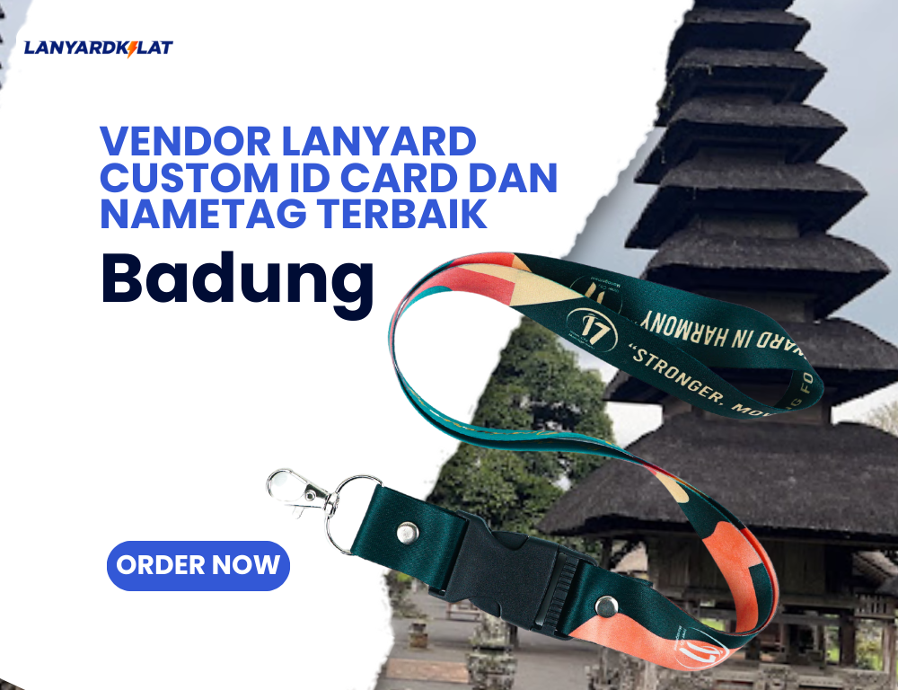 Vendor Lanyard Kalung ID Card, Nametag, Custom di Badung