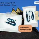 Vendor Terbaik Cetak Lanyard Kalung ID Card Custom di Nias