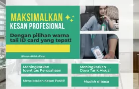 Warna Tali ID Card Menambah Kesan Profesional di Tempat Kerja